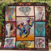 Hippie Elephants Quilt Blanket  Quilt